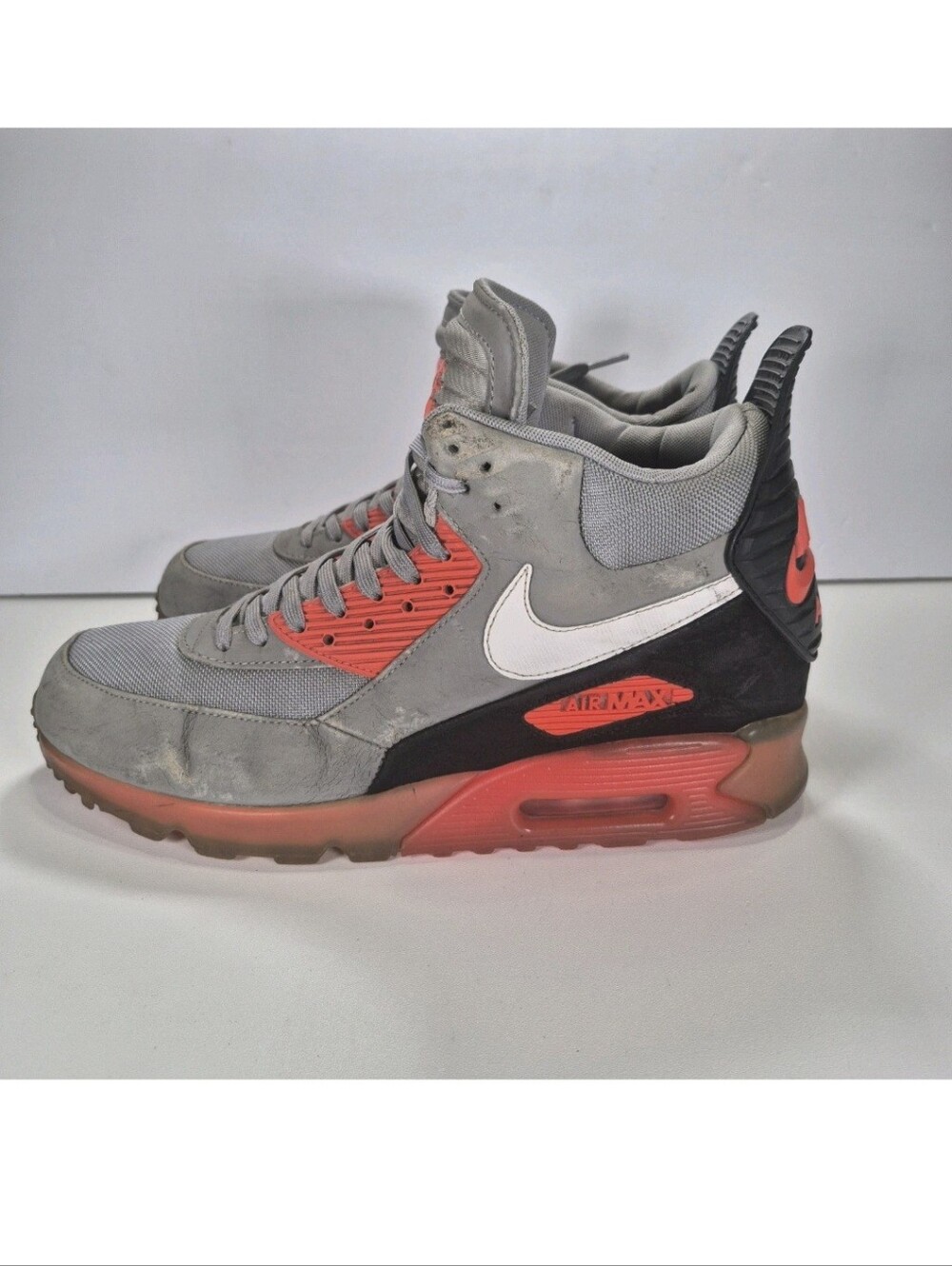 Size 12 - Nike Air Max Gray - Men 684722-006 Fair Condition Rare Sneaker Boots
